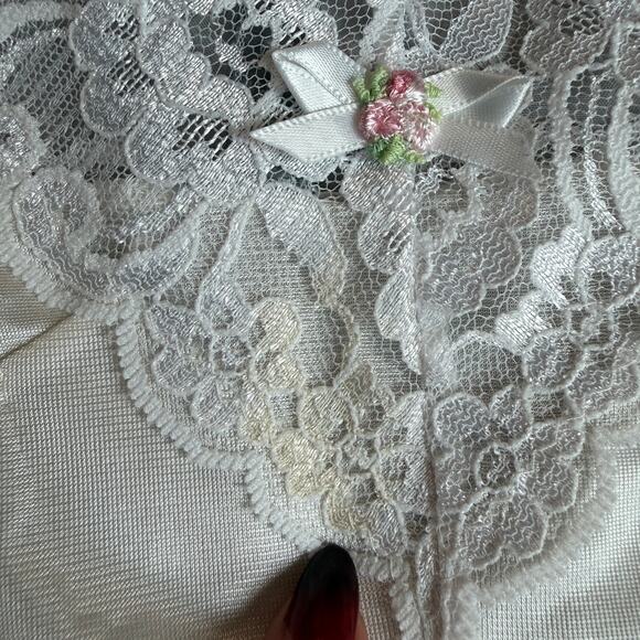 Vintage Ashley Taylor White, Lace, Sleeveless, Nighty/Slip- 38(M) - Picture 10 of 10